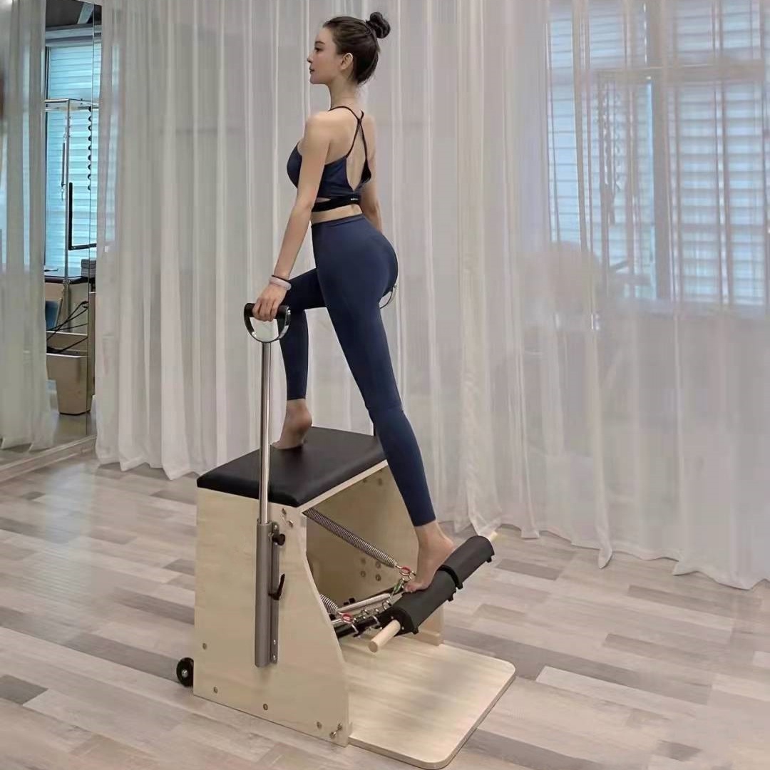 Pilates Reformer Spring - Pilates Reformer Maschine zum Fabrikpreis, Feder-Yoga-Pilates-Kombistuhl,