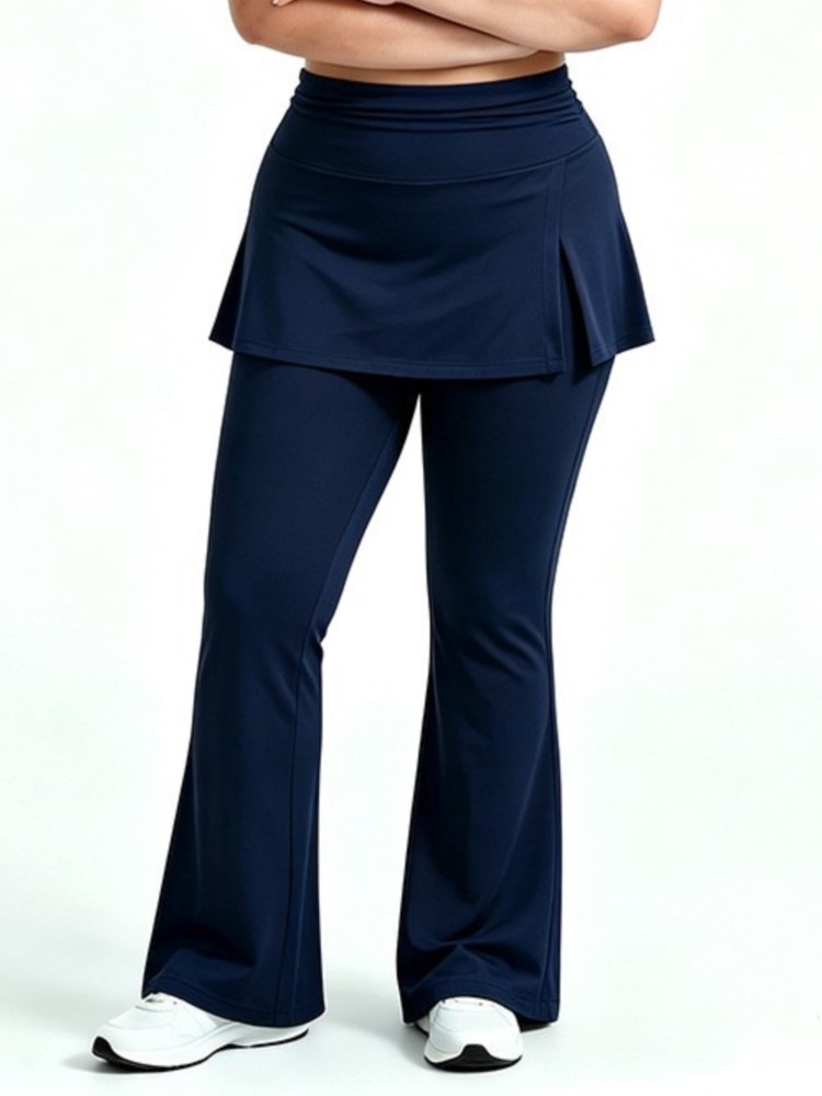 Pilates Yoga Leggings - Plus Size Weiche, gerade geschnittene Yoga-Hose