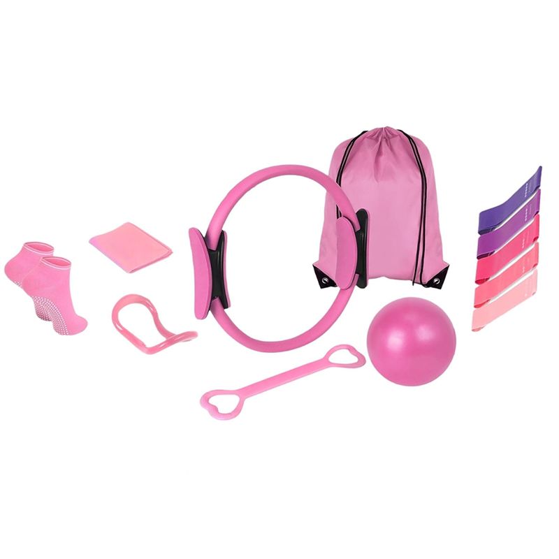 Pilates Yoga Or - AEF6-Home Pilates Essentials Kit für Frauen,