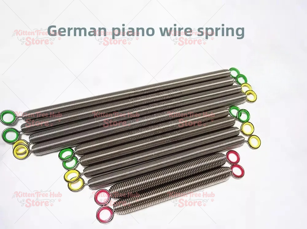 Pilates Reformer Spring - Neue hochwertige Reformerfeder, doppelseitiger Hakenkabel, tragbare