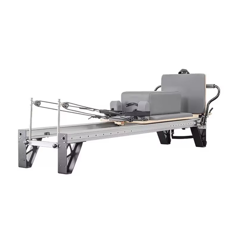 Pilates Yoga Or - YTYIN Langlebiger Klappbarer Pilates-Reformer aus Aluminiumlegierung,