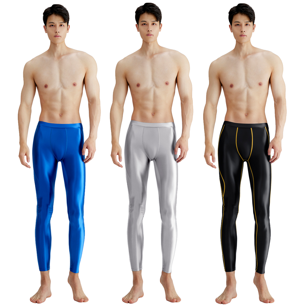 Amoresy Männer Satin glatt lau – Pilates Yoga Leggings Bewertung und Preis