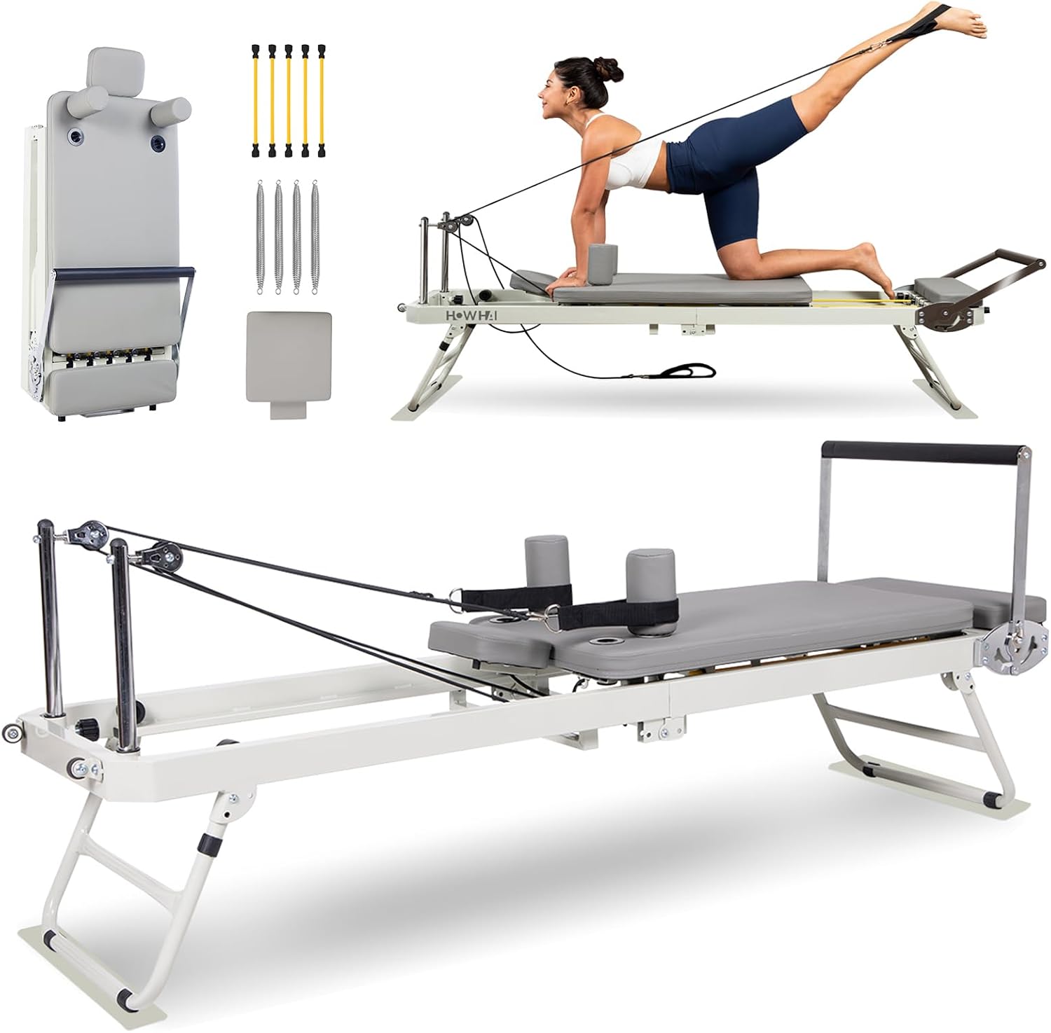 Pilates-Reformer, faltbare Pil – Pilates Reformer Spring Bewertung und Preis