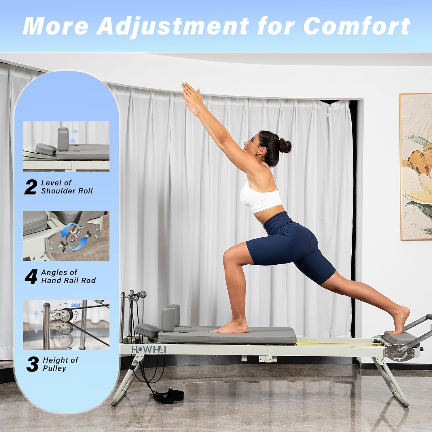 Pilates-Reformer, faltbare Pil – Pilates Reformer Spring Bewertung und Preis